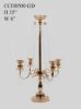 Picture of CCH0500 Gold - Tall Metal 4 Arms  Candle Holder Chandelier Style With Flower Holder