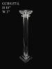 Picture of CCH8157-L - Premium Glass Crystal Pillar Candle Holder 18"