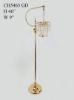 Picture of CH5463 Gold - Tall Hanging Candle Holder with Crystal Pendant 46"