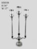 Picture of HX930 - 3 Arms Candle Holder With Hurricane Glass Tube