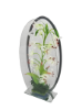 Picture of MRD-3462  -  15" Standing Oval Mirror Decor with Artificial Plant