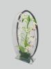 Picture of MRD-3462  -  15" Standing Oval Mirror Decor with Artificial Plant