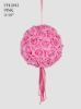 Picture of FFL2012 12" Foam Rose Pomander Kissing Ball Flower Ball With Embedded Crystals