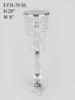 Picture of LYH-70 -  Acrylic and Metal Flower Stand with Crystal Chain Chandelier 28"