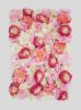 Picture of FL4060-1 - New Pink Silk Rose & Hydrangea Flower Wall Mat Panel 24"