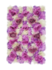 Picture of FL4060-1 - Purple+Red Silk Rose & Hydrangea Flower Wall Mat Panel 24"