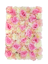 Picture of FL4060-1 - Rose Red Silk Rose & Hydrangea Flower Wall Mat Panel 24"