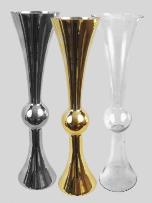 Picture of BV1208 - Reversible Trumpet Glass Vases 29"