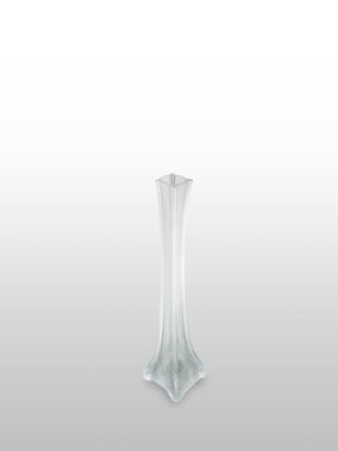 Picture of Clear Eiffel Tower Glass Flower Vase 12"