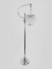 Picture of CH5464 Silver - Tall Hanging Candle Holder with Crystal Pendant 46"