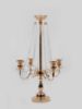 Picture of CCH0500 Gold - Tall Metal 4 Arms  Candle Holder Chandelier Style With Flower Holder