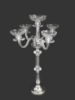 Picture of ZT1046-B05 - Clear Crystal Candelabra 4 Arms and 1 Flower Riser 32"