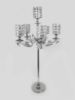 Picture of 7026 - Tall 5 Arm Crystal Beaded Globe Metal Candelabra Candle Holder