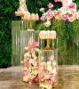 Picture of Acrylic Cake Pillar Round Set of 3 Clear