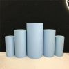 Picture of Metal Cake Pillar Round Set of 5 White