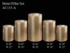 Picture of Metal Cake Pillar Round Set of 5 Gold