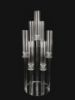 Picture of CCH0220-7 - 7 Head Candlestick Holders  with Hurricane Tubes Wedding Table Centerpiece 36.5"