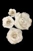 Picture of FL0745 - Foam Rose 4Pc Set - 8", 12", 15" & 20"  to Create Flower Walls