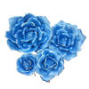 Picture of FL0504 - Silk Rose 4Pc Set - 8", 12", 15" & 20"  to Create Flower Walls