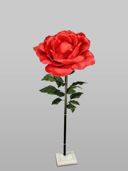 Picture of SF05015- 52" Oversized Medium Silk Rose Bloom w/Removable Stem