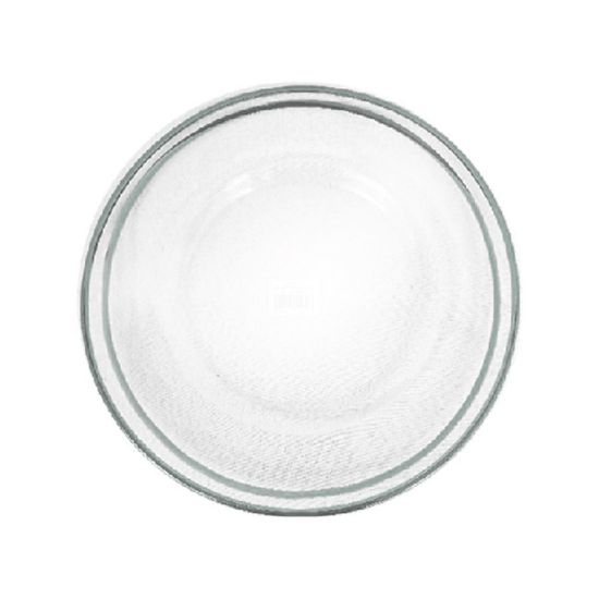 Picture of GP5430 SL - 13" Round Silver Double Ring Rimmed Glass Charger Plates