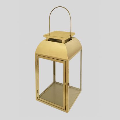 Picture of 1871884 - 18" Tall Premium Gold Metallic Lantern