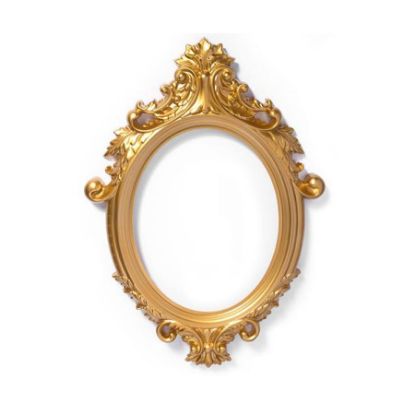 Picture of PF1510 - Gold Plastic Frame Photo Prop Set