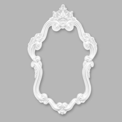 Picture of PF1512 - White Plastic Wavy Frame Photo Prop Set
