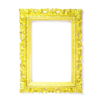 Picture of PF1513 - Yellow Plastic Square Frame Photo Prop Set