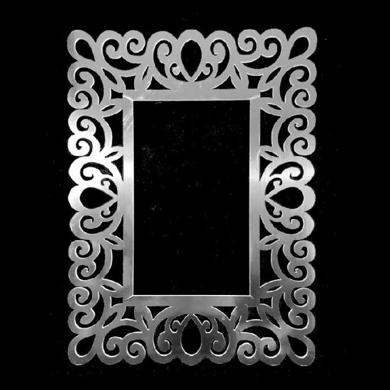 Picture of PF80*60-1 SL - 31" Silver Square PVC Foam-board Cutout Frame