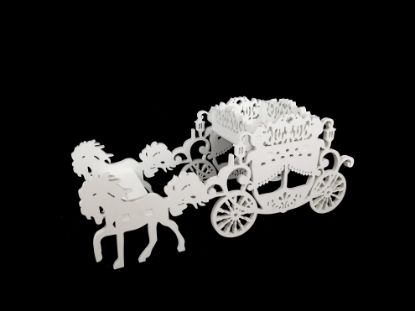Picture of HC70 - Large Royal Carriage with Horses PVC Foamboard