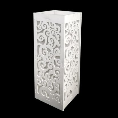 Picture of FX-50 23.5" White Laser Cut PCV Foam Pedestal Accent Piece