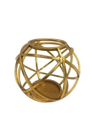 Picture of FJ70323 -  Gold Geometric Metal Wired Decor 7"