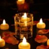 Picture of LED0095 Warm White - 12pcs Floating Candle Led Tea Light Flameless