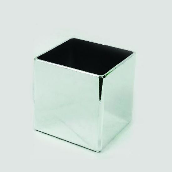 Picture of ASQ4 SL - 4" Gold Square Acrylic Decorative Vase