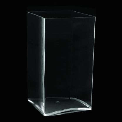 Picture of ASQ0510 - 10" Clear Square Acrylic Decorative Vase