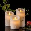 Picture of LED 7C - 7" LED Battery Flickering Wick Candle with Real Wax Coating