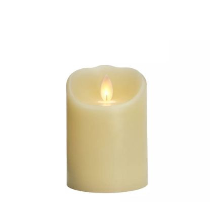Picture of LED 4B -4"LED Battery Plastic Flickering Wick Candle