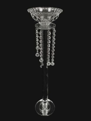 Picture of CH8153-L - 26.5" Tall Crystal Pillar Stand
