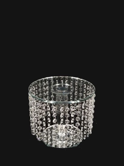 Picture of CCH4626 - 8" Tall Crystal Garland Chandelier Stand