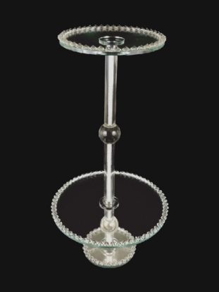 Picture of CH4192 - 27" Tall Two Tier Crystal Stand