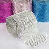 Picture of 8011 A - 5"x 10 Yards Diamond Rhinestone Ribbon Wrap Roll