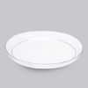 Picture of 11" White Lomey Designer Dish Centerpiece Builder 1 Dozen