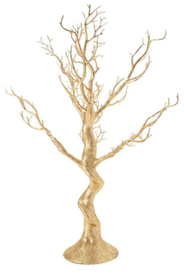 Picture of 29" Gold Glitter Manzanita Tree Centerpiece
