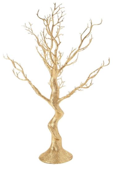 Picture of 29" Gold Glitter Manzanita Tree Centerpiece