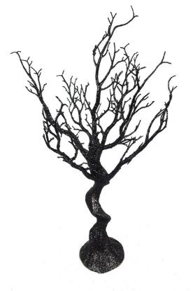 Picture of 29" Black Glitter Manzanita Tree Centerpiece