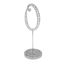 Picture of Number 0 Silver Rhinestone Crystal Metal Cake Topper  3-3/4-Inch