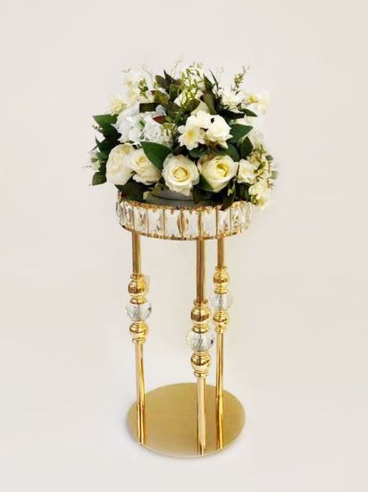 Picture of F1002-S 25"High Mirror Top Cake Stand Pedestal