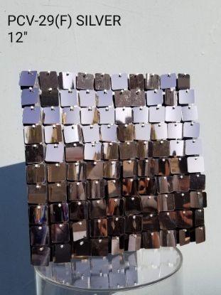 Picture of PVC29 (F) - SILVER SHIMMER WALL PANELS 12"