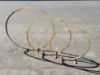 Picture of 9328-32GD Set of 3 Pieces Hoops Centerpiece